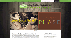 Desktop Screenshot of cayugachristian.org